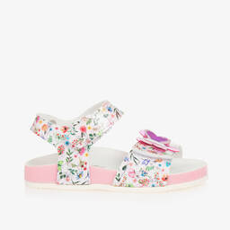 ليلي كيلي-صندل بطبعة ورود لون زهري فاتح للبنات | Childrensalon Outlet