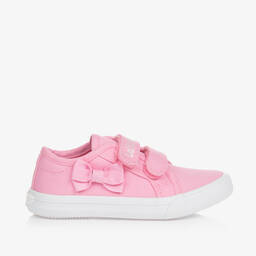 Lelli Kelly-Розовые парусиновые кроссовки с бантиками для девочек | Childrensalon Outlet