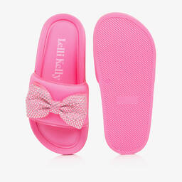 Lelli Kelly-شبشب بفيونكة مزين بديامونتي لون زهري | Childrensalon Outlet