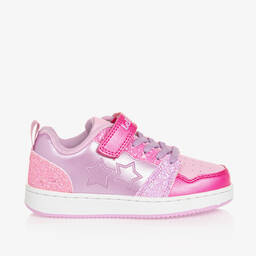 Lelli Kelly-Girls Pink & Purple Star Velcro Trainers | Childrensalon Outlet