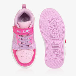 Lelli Kelly-Girls Pink & Purple Star Velcro Trainers | Childrensalon Outlet