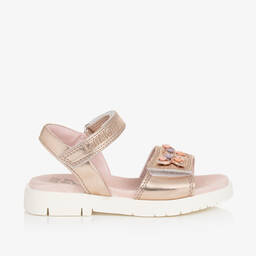 Lelli Kelly-Girls Rose Gold Butterfly Sandals | Childrensalon Outlet