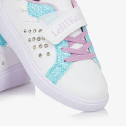 Lelli Kelly-Girls Sparkle White Strap Sneakers | Childrensalon Outlet