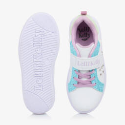 Lelli Kelly-Girls Sparkle White Strap Sneakers | Childrensalon Outlet
