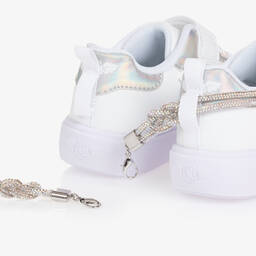 Lelli Kelly-Girls White & Silver Bracelet Trainers | Childrensalon Outlet