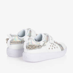 Lelli Kelly-Girls White & Silver Bracelet Trainers | Childrensalon Outlet