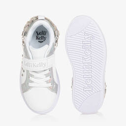 Lelli Kelly-Girls White & Silver Bracelet Trainers | Childrensalon Outlet