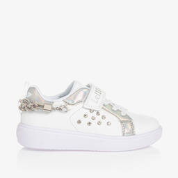 Lelli Kelly-Girls White & Silver Bracelet Trainers | Childrensalon Outlet