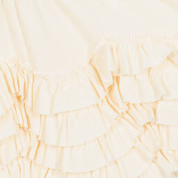 ليمون لافز لاييت-فستان كشكش قطن بيما لون عاجي للمولودات | Childrensalon Outlet