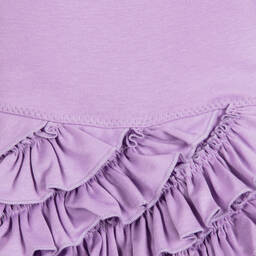 Lemon Loves Layette-Baby Girls Lilac Pima Cotton Shortie  | Childrensalon Outlet