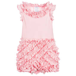 Lemon Loves Layette-Baby Girls Pima Cotton Shortie | Childrensalon Outlet