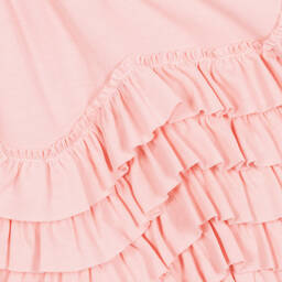 ليمون لافز لاييت-فستان كشكش قطن بيما لون زهري للمولودات | Childrensalon Outlet