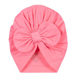 Lemon Loves Layette-Baby Girls Pink Pima Cotton Hat | Childrensalon Outlet