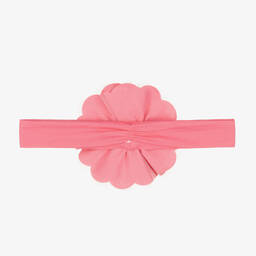 Lemon Loves Layette-Розовая повязка на голову из хлопка пима для малышек | Childrensalon Outlet