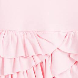 Lemon Loves Layette-Baby Girls Pink Ruffle 'Lulu' Romper Suit | Childrensalon Outlet