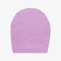 Lemon Loves Layette-عمامة قطنية بلون الخزامى للبنات مزينة بالورود | Childrensalon Outlet