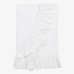 Lemon Loves Layette-Мягкое белое одеяло из пима для девочек | Childrensalon Outlet