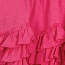 Lemon Loves Layette-Розовое платье из хлопка пима | Childrensalon Outlet