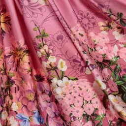 Lesy-Girls Pink Floral Long Dress | Childrensalon Outlet