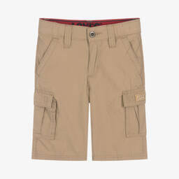 Levi's-Boys Beige Cotton Cargo Shorts | Childrensalon Outlet