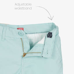 Levi's-Boys Blue Cotton Straight Fit Chino Shorts | Childrensalon Outlet