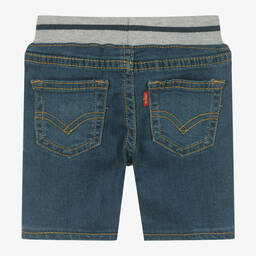Levi's-Boys Blue Denim Pull-On Shorts | Childrensalon Outlet