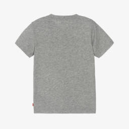 Levi's-Футболка из хлопка с эмблемой для мальчиков в угольном цвете | Childrensalon Outlet