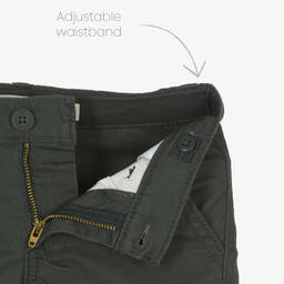 Levi's-Boys Grey Cotton Cargo Shorts | Childrensalon Outlet