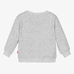 ليفايز-Boys Grey Logo Sweatshirt | Childrensalon Outlet