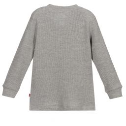 Levi's-Boys Grey Marl Logo Top | Childrensalon Outlet