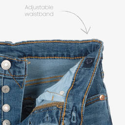 Levi's-Boys Mid-Blue 501 Denim Shorts | Childrensalon Outlet