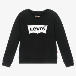 Levi's-Черный свитшот для девочек | Childrensalon Outlet