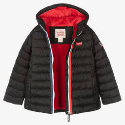 Levi's-Girls Black Puffer Jacket | Childrensalon Outlet