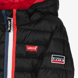 Levi's-Girls Black Puffer Jacket | Childrensalon Outlet