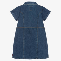 Levi's-Girls Blue Denim Dress  | Childrensalon Outlet