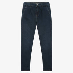 Levi's-Girls Blue High Loose Jeans | Childrensalon Outlet