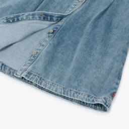 Levi's-Платье из шамбре с пышными рукавами для девочек | Childrensalon Outlet