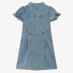 Levi's-Платье из шамбре с пышными рукавами для девочек | Childrensalon Outlet