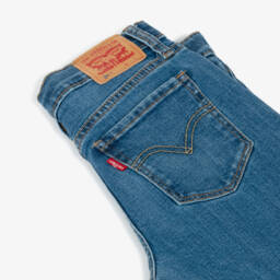 Levi's-Girls Classic Indigo Straight Leg Jeans | Childrensalon Outlet