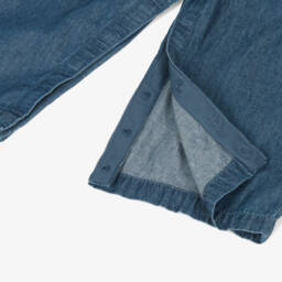 Levi's-Girls Denim Ruffle Jumpsuit | Childrensalon Outlet