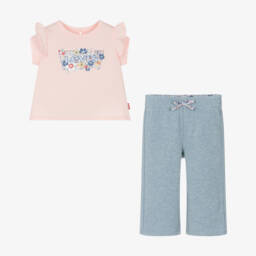 Levi's-Цветочный комплект футболка и джинсы для девочек | Childrensalon Outlet