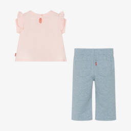 Levi's-Цветочный комплект футболка и джинсы для девочек | Childrensalon Outlet