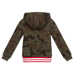 ليفايز-Girls Green Cotton Hoodie | Childrensalon Outlet