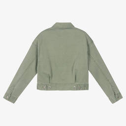 Levi's-Girls Green Denim Jacket | Childrensalon Outlet