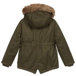 Levi's-Girls Green Padded Coat | Childrensalon Outlet