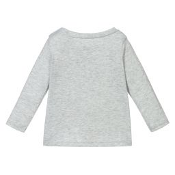 Levi's-Girls Grey Marl Logo Top | Childrensalon Outlet