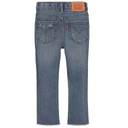 Levi's-Girls High Rise Straight Jeans | Childrensalon Outlet
