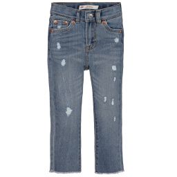 Levi's-Girls High Rise Straight Jeans | Childrensalon Outlet