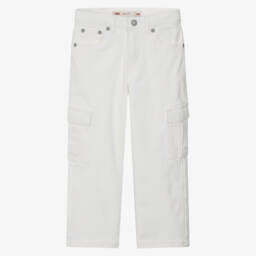 Levi's-Кремовые брюки карго для девочек | Childrensalon Outlet