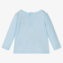 Levi's-توب مزيج قطن جيرسي لون أزرق فاتح أطفال بناتي | Childrensalon Outlet